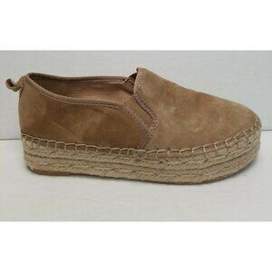 Sam Edelman Cherlene Espadrille Platform Shoes Tan